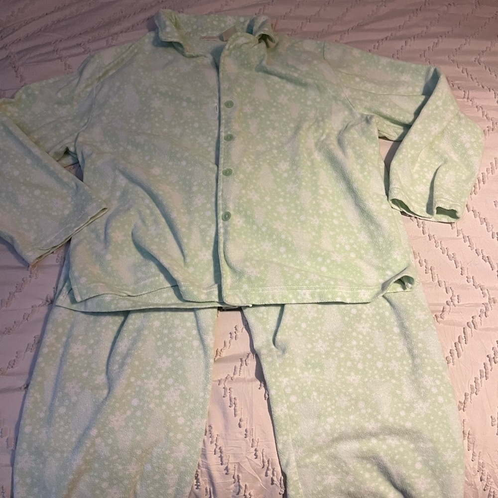 Secret Treasures Mint Green Women's Pajama Set - Picture 1 of 4